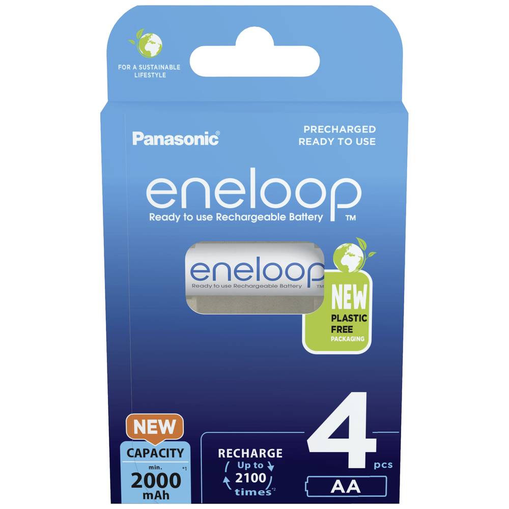 Eneloop HR06 Oplaadbare AA batterij (penlite) NiMH 2000 mAh 1.2 V 4 stuk(s)
