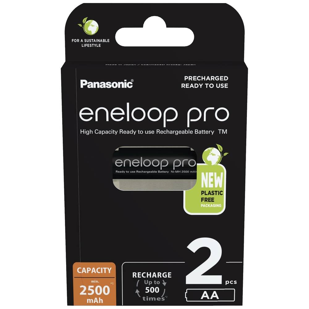 Eneloop pro HR06 Oplaadbare AA batterij (penlite) NiMH 2500 mAh 1.2 V 2 stuk(s)