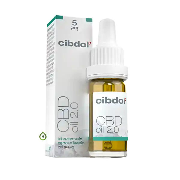Cibdol Raw CBD Olie 2.0 (5%) – 10ML | 