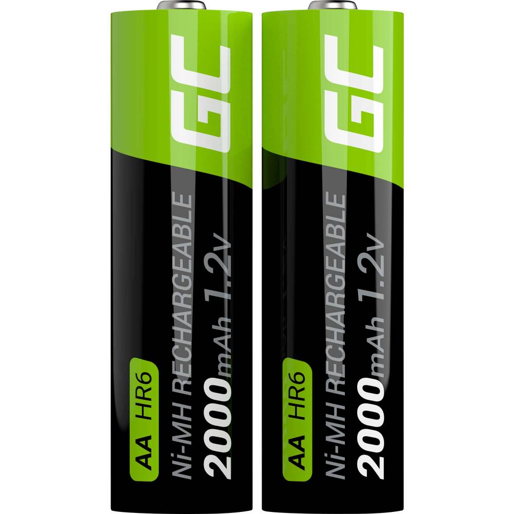Green Cell HR6 Oplaadbare AA batterij (penlite) NiMH 2000 mAh 1.2 V 2 stuk(s)