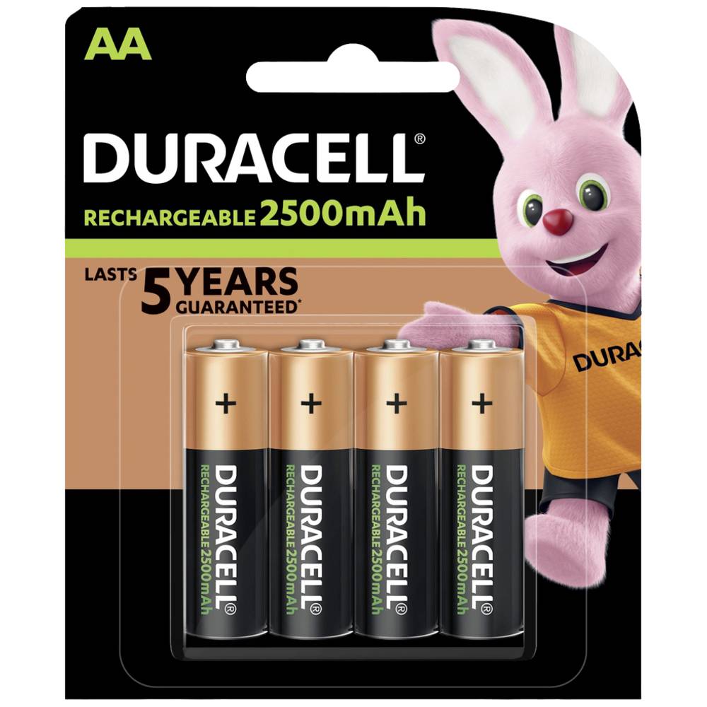 Duracell PreCharged HR06 Oplaadbare AA batterij (penlite) NiMH 2500 mAh 1.2 V 4 stuk(s)