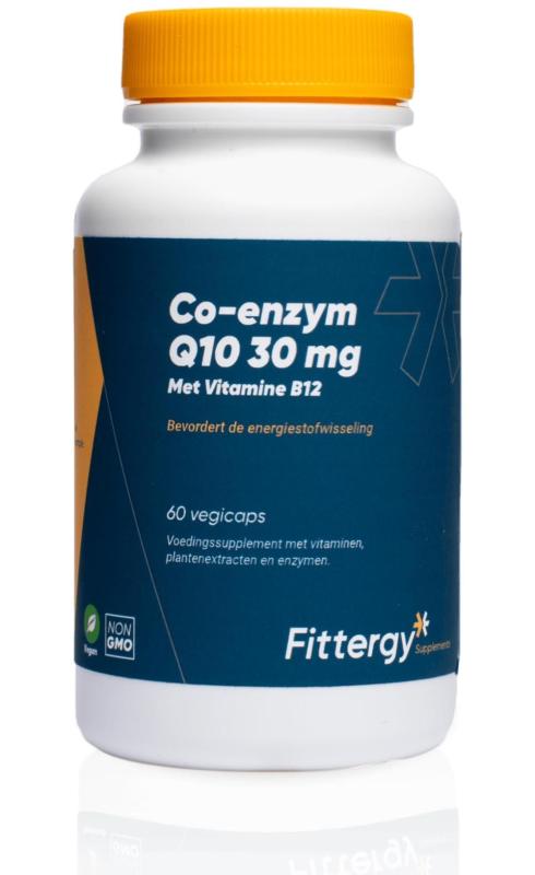 Fittergy Co-enzym q10 30 mg met vitamine b12 60 Capsules