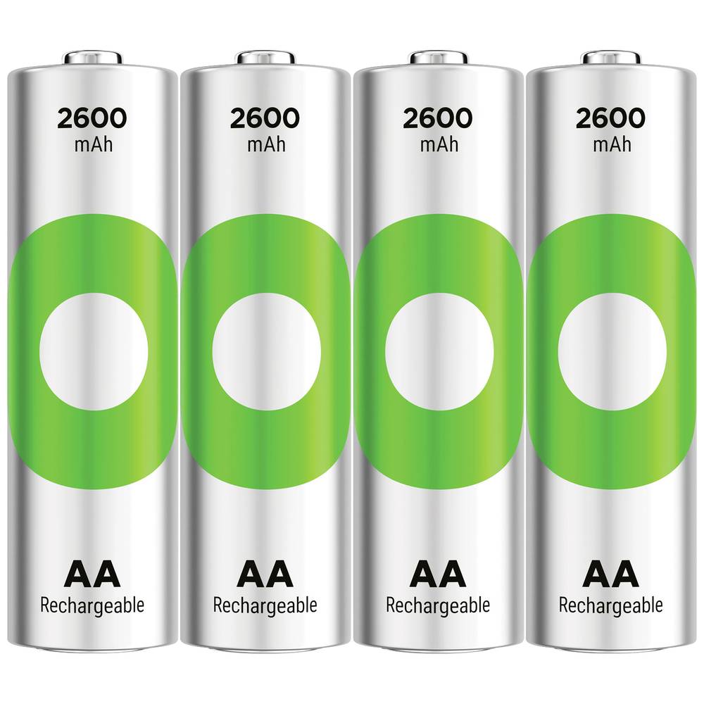 GP ReCyko Oplaadbare AA batterij (penlite) NiMH 2600 mAh 1.2 V 4 stuk(s)