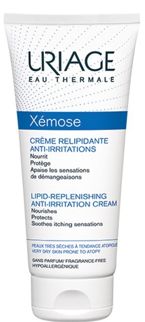 Uriage xemose c8+ vetinbrengende crème tegen jeuk 200 ml