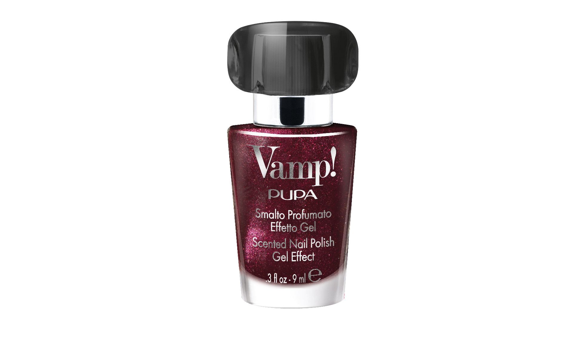 Pupa Milano Vamp! Scented Nail Polish Gel Effect 318-Interstellar Plum 9ml
