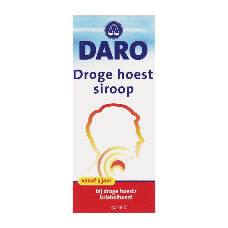 Daro Droge hoest siroop 150ml