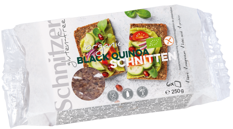Schnitzer Quinoabrood blackbio 250gr