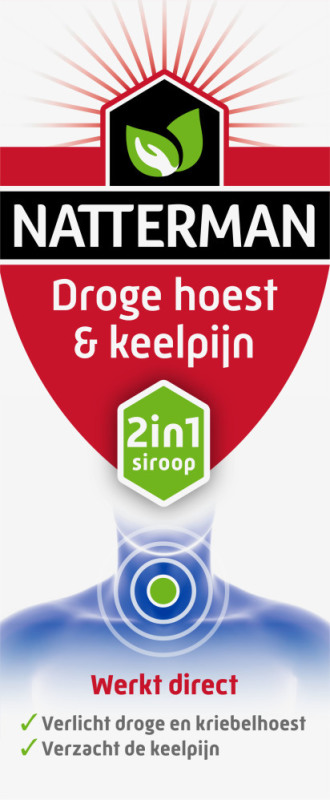 Natterman Droge hoest & keelpijn 150ml