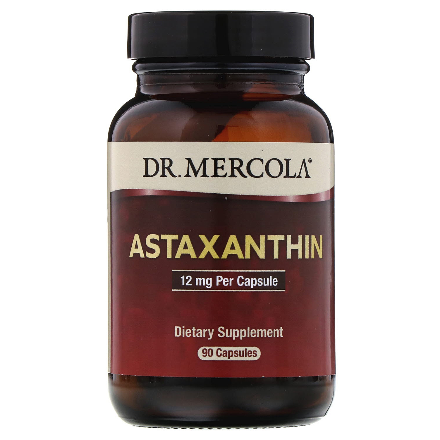 Dr. Mercola Astaxanthin 12 mg (90 Capsules) - 