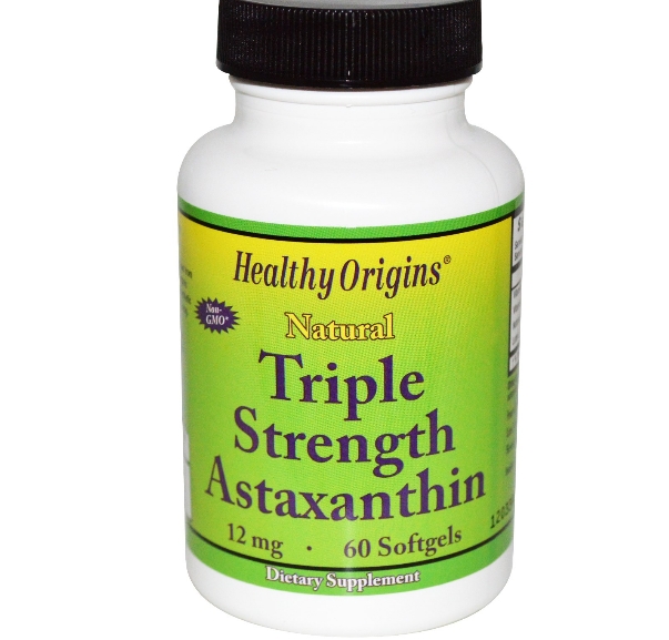 Healthy Origins Astaxanthine Hoge Dosering Astaxanthine 12mg (60 Softgels) - 