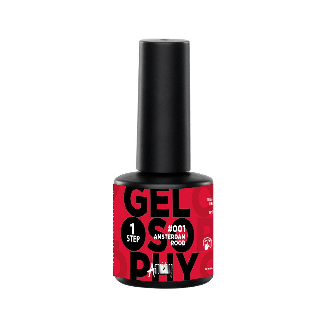 Kapperskorting Astonishing Gelosophy 1-STEP 001 Amsterdam Rood 7ml