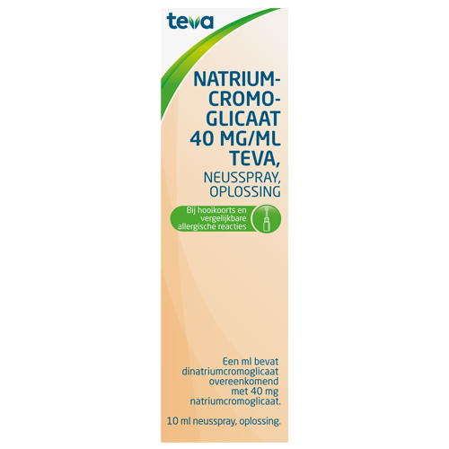 Teva Natriumcromoglicaat neusspray 40mg/nl 10ml