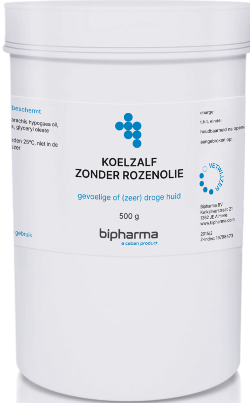 Bipharma Koelzalf zonder rozenolie 500 gram