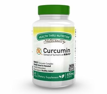 Health Thru Nutrition Curcumin 650 mg BCM-95 (non-GMO) (60 Softgels) - 