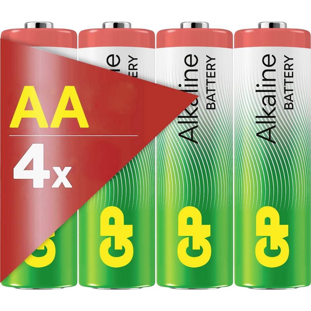 GP AA Batterie  Alkaline 1,5V 4 Stück AA batterij (penlite) 1.5 V 4 stuk(s)