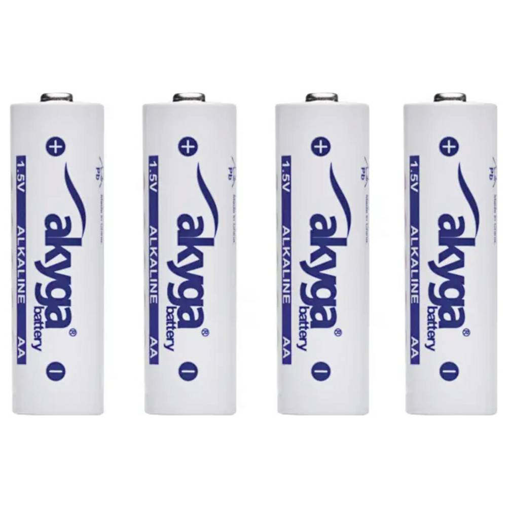 Akyga AA LR6 AA batterij (penlite) Alkaline 3050 mAh 1.5 V 4 stuk(s)