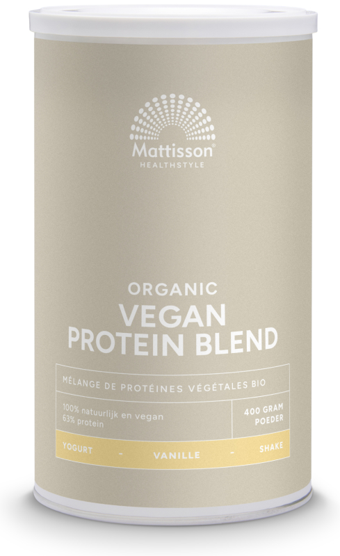 Mattisson Organic vegan protein blend vanilla 400g