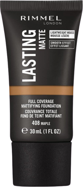 Rimmel London Lasting matte cocoa 408 foundation 30ml