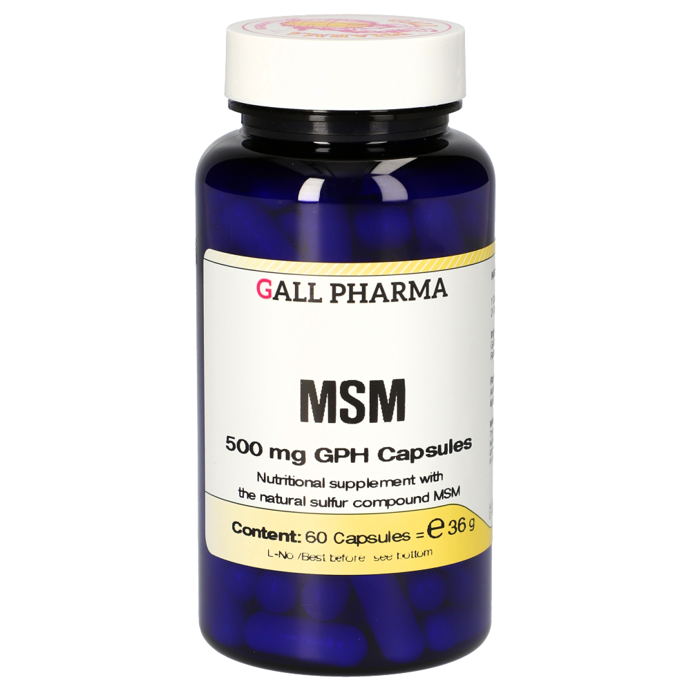 Gall Pharma GmbH MSM 500 mg GPH (60 Capsules) - 