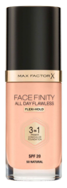 Max Factor Face finity 3-in-1 foundation - natural 50 30ml