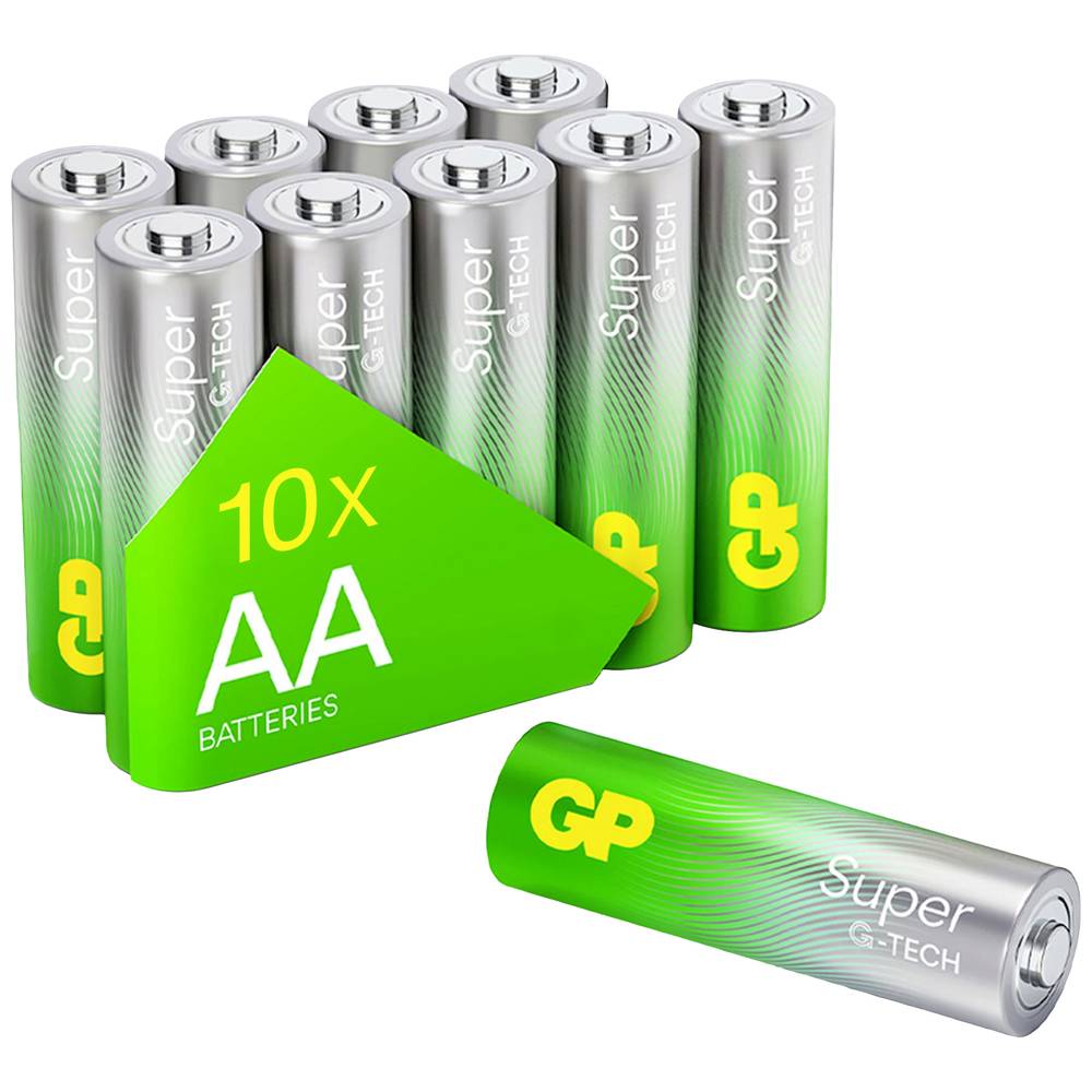 GP Super AA batterij (penlite) Alkaline 1.5 V 10 stuk(s)