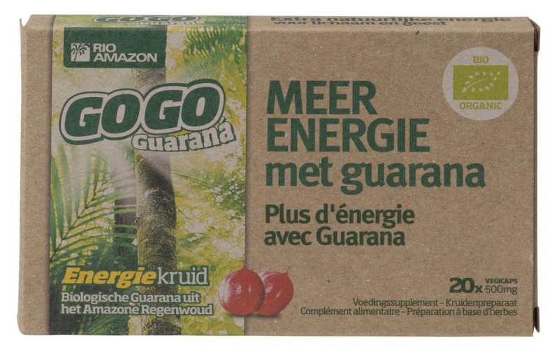 Rio Amazon Gogo guarana 500mg 10 dagen 20cap