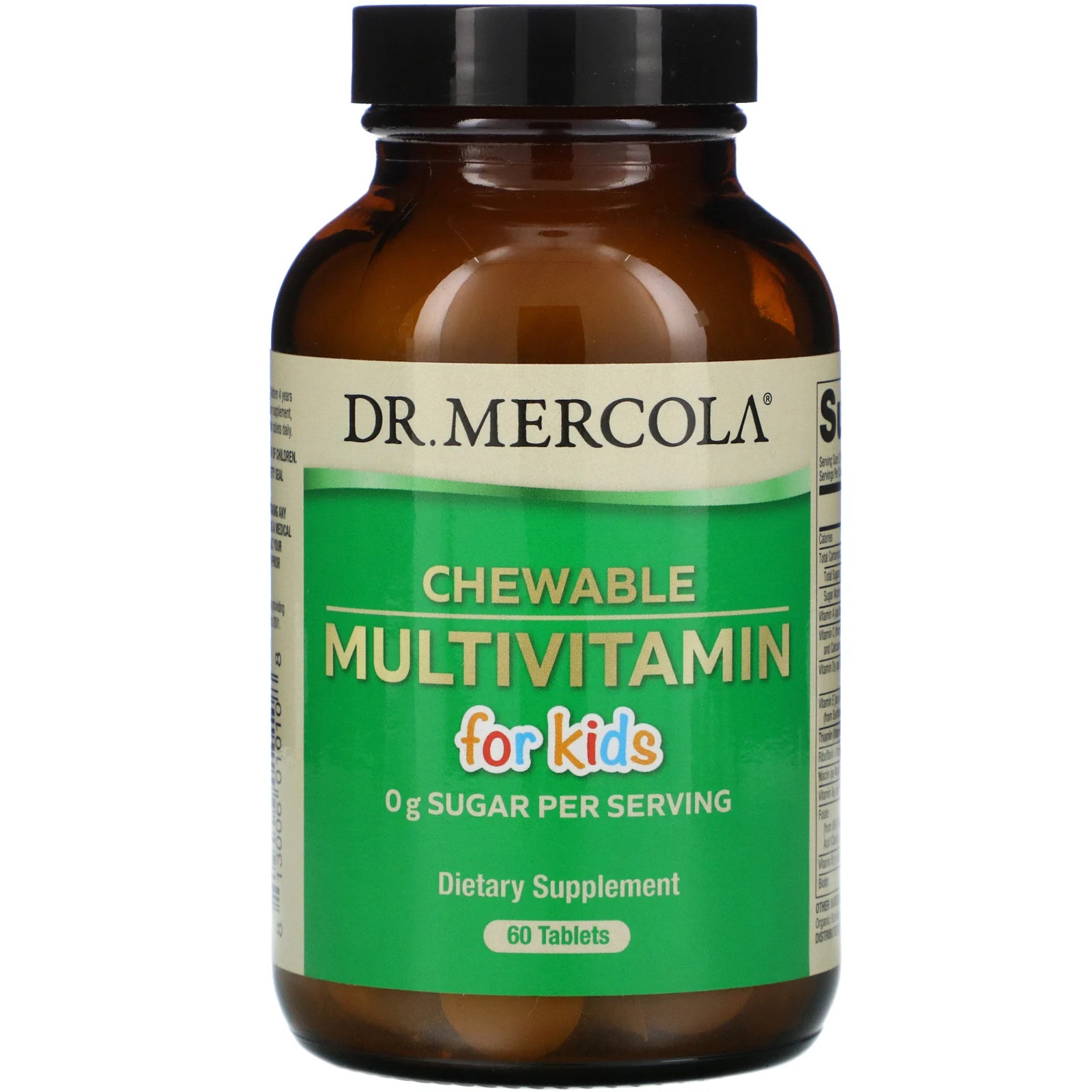 Dr. Mercola Children's Multivitamin Fruit Flavored Chewables (60 Tablets) - 