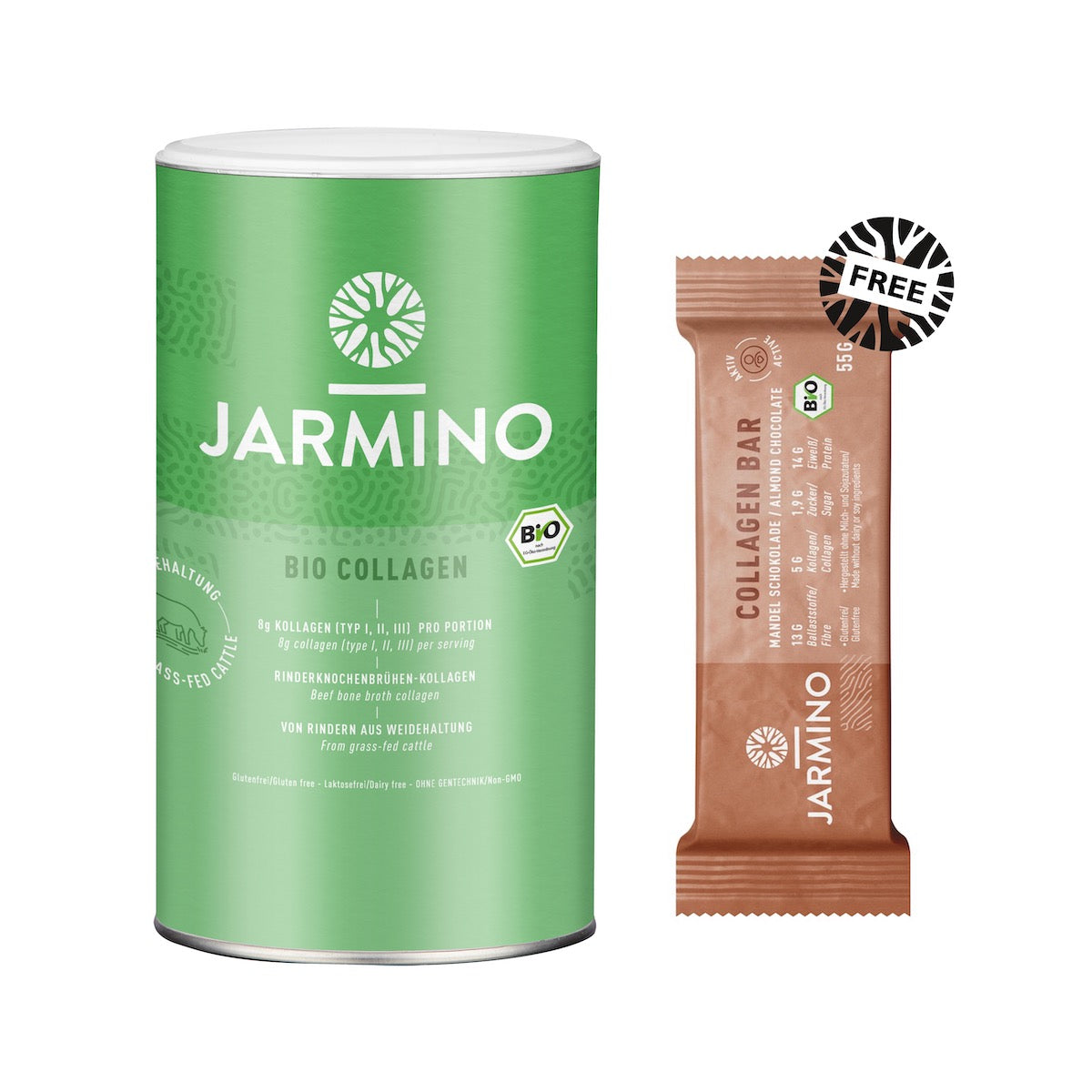 Jarmino Biologisch Collageen + GRATIS Collageen reep
