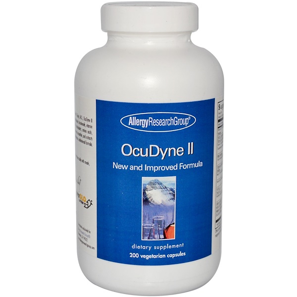 Allergy Research Group OcuDyne II New and Improved Formula 200 Veggie Caps - 