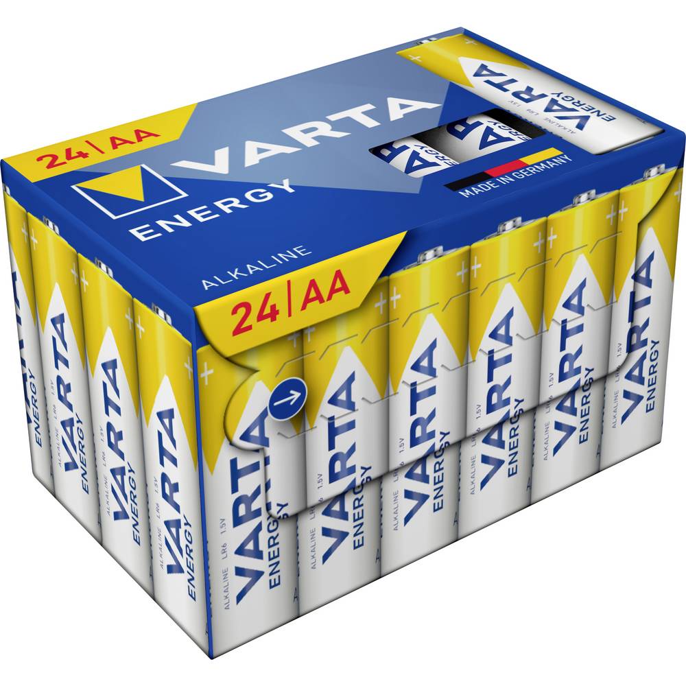 Varta Energy AA Cube Pack24 AA batterij (penlite) Alkaline 1.5 V 24 stuk(s)