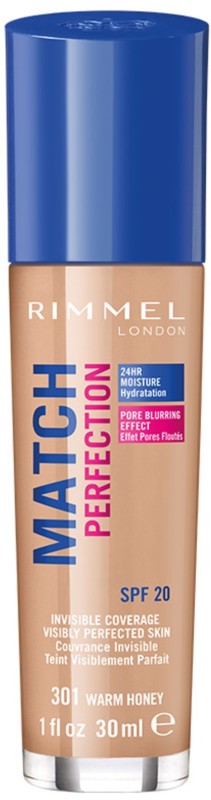 Rimmel London Match perfection foundation warm honey 30ml