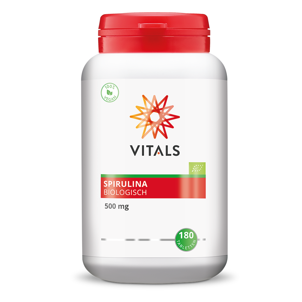 Vitals Spirulina Biologisch 500mg Tabletten