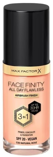 Max Factor Facefinity 3-in-1 foundation natural rose 30ML