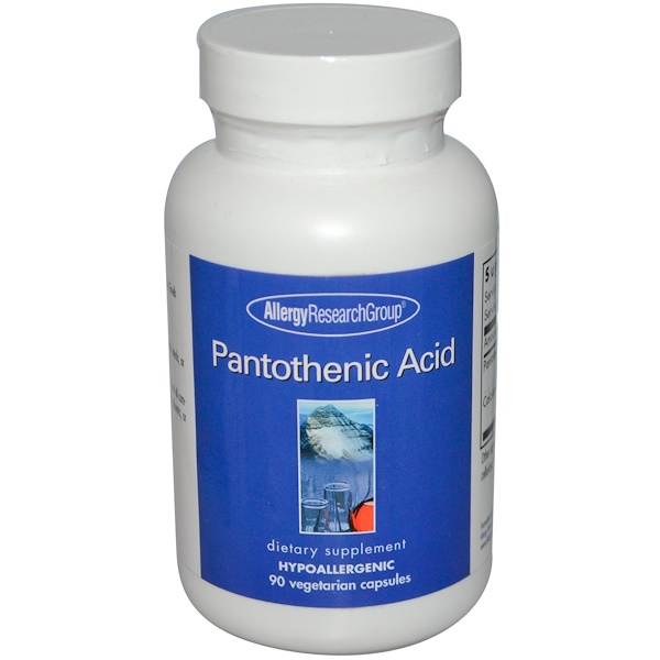 Allergy Research Group Pantothenic Acid 90 Veggie Caps - 