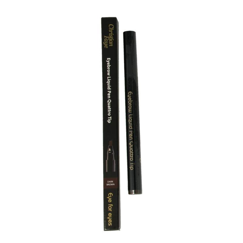 Christian Faye Eyebrow Liquid Liner Quattro Tip  - Browliners Eyebrow Liquid Liner Quattro Tip Dark Brown