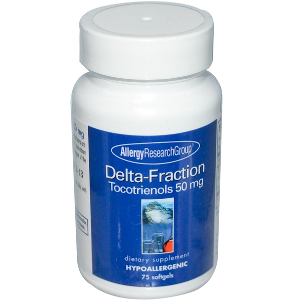 Allergy Research Group Delta-Fraction Tocotrienols 50 mg 75 Softgels - 