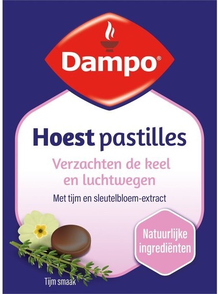 Dampo Hoestpastilles thijm/sleutelbloem 24 pastilles