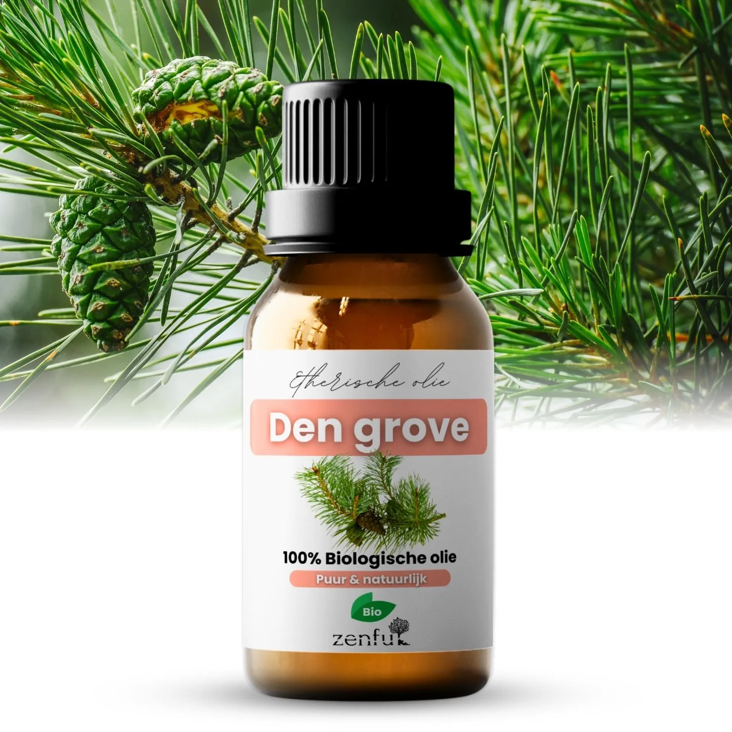Zenful Dennenolie Grove Den etherische olie biologisch 5 ml