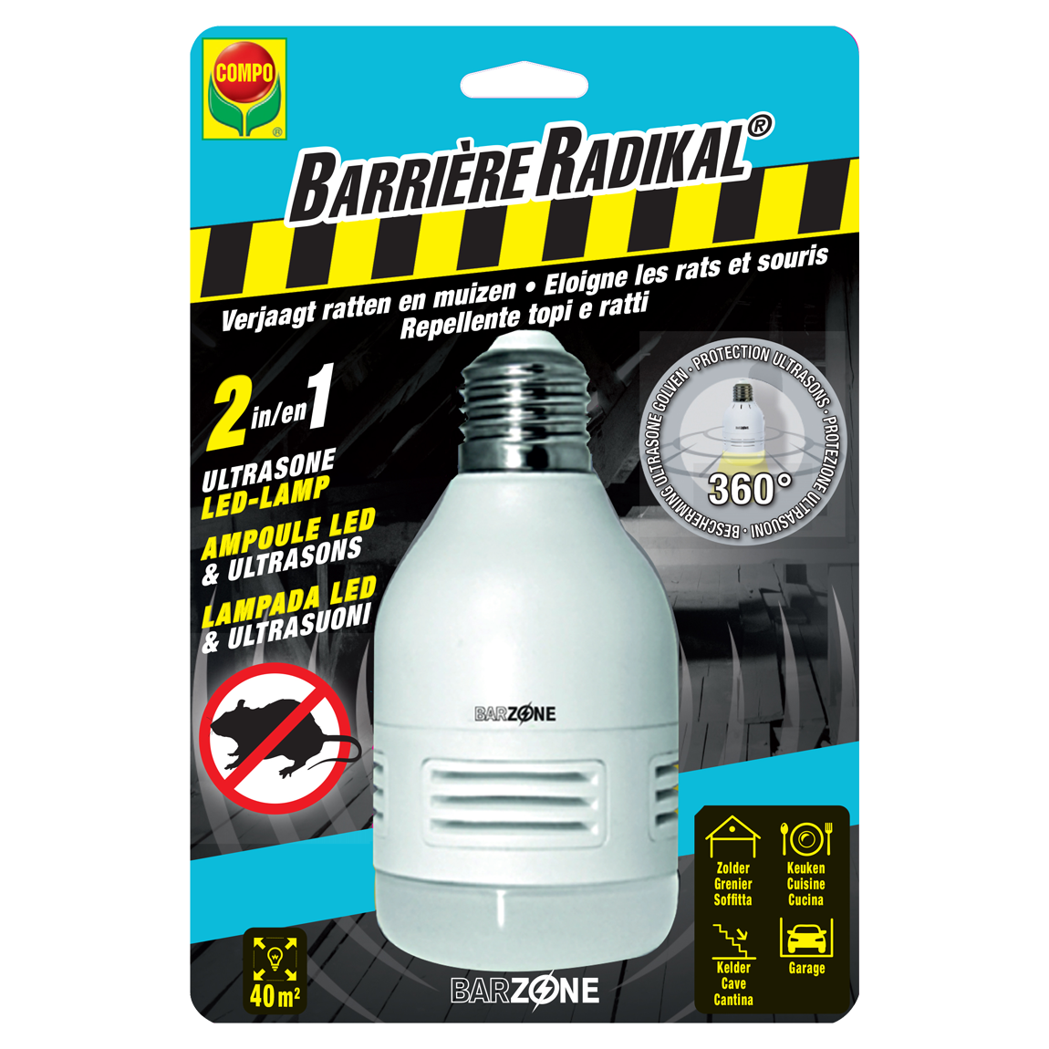 Compo Barrière Radikal Verjager 2 in 1