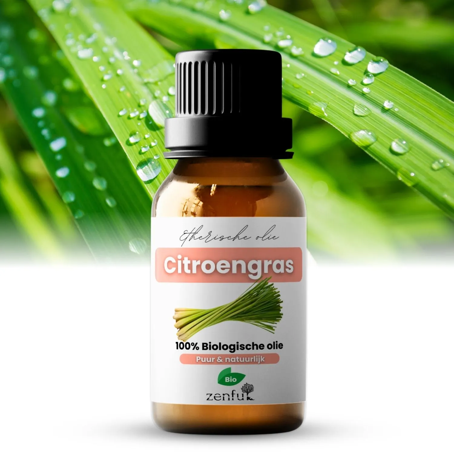Zenful Citroengras (Lemongrass) etherische olie biologisch 5 ml