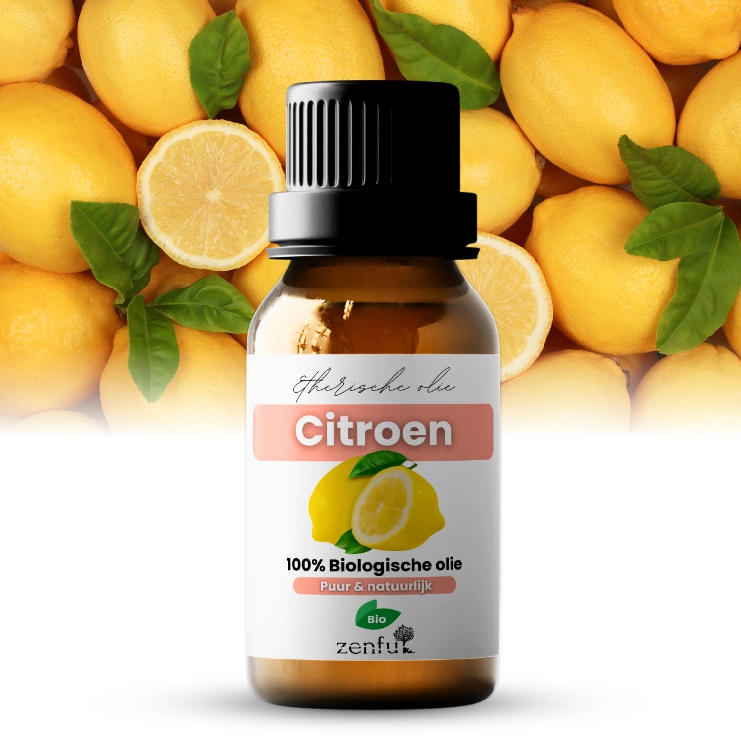 Zenful Citroen etherische olie biologisch 5 ml