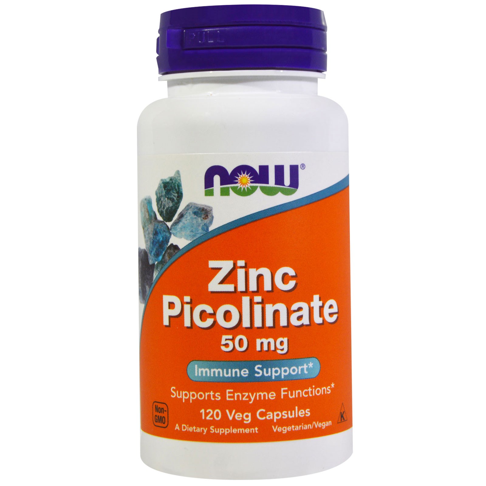 Now Foods Zinc Picolinate 50 mg (120 Veggie Capsules) - 