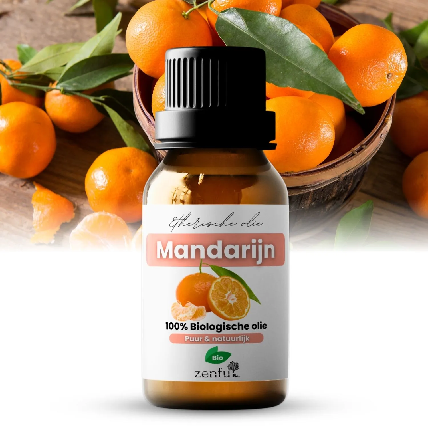 Zenful Mandarijn (rood) olie etherische biologisch 10 ml