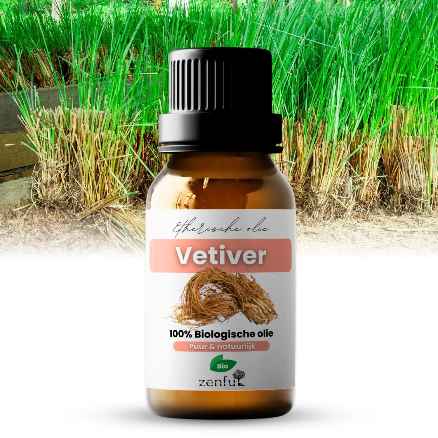 Zenful Vetiver olie biologisch 5 ml