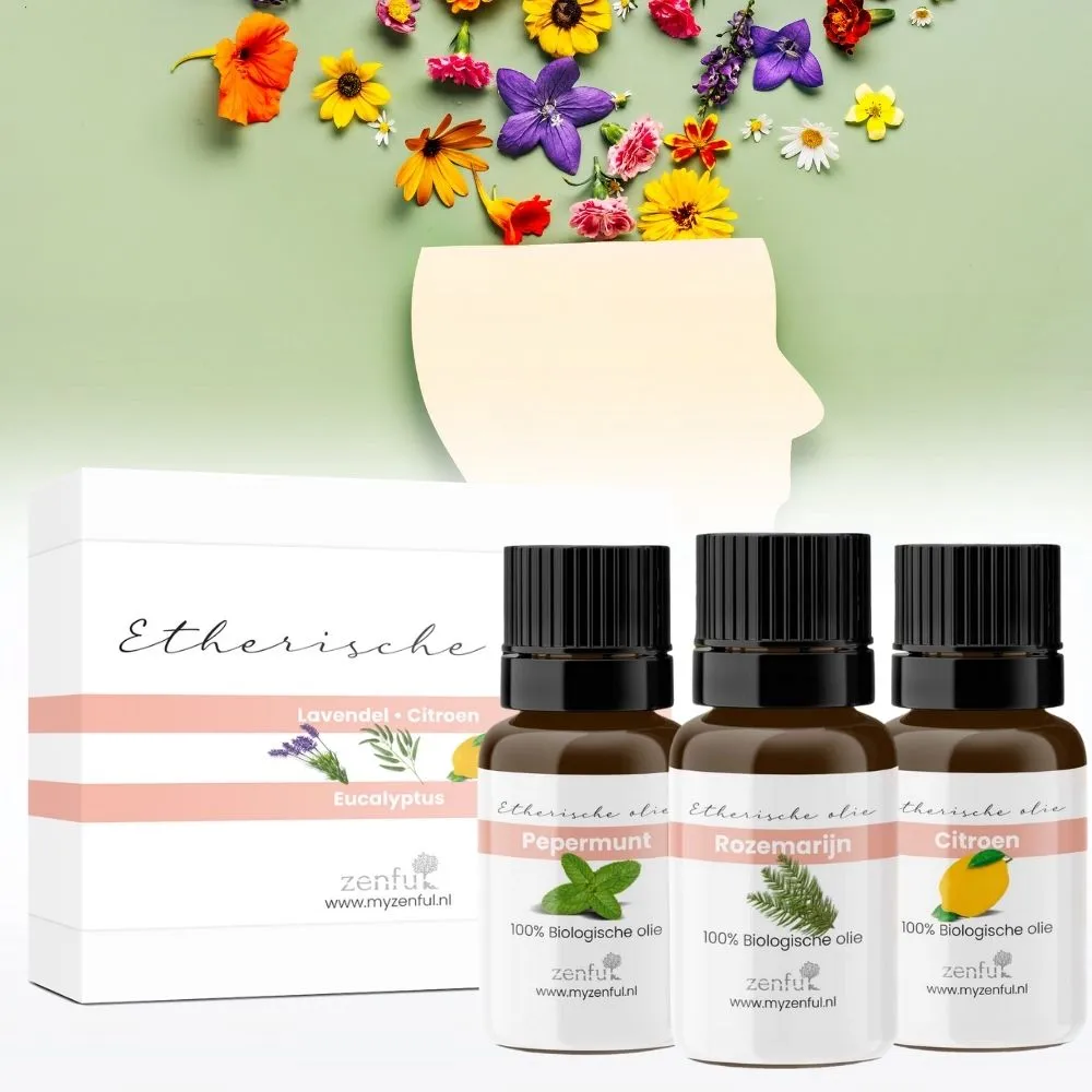Zenful Etherische olie set: Mental Boost