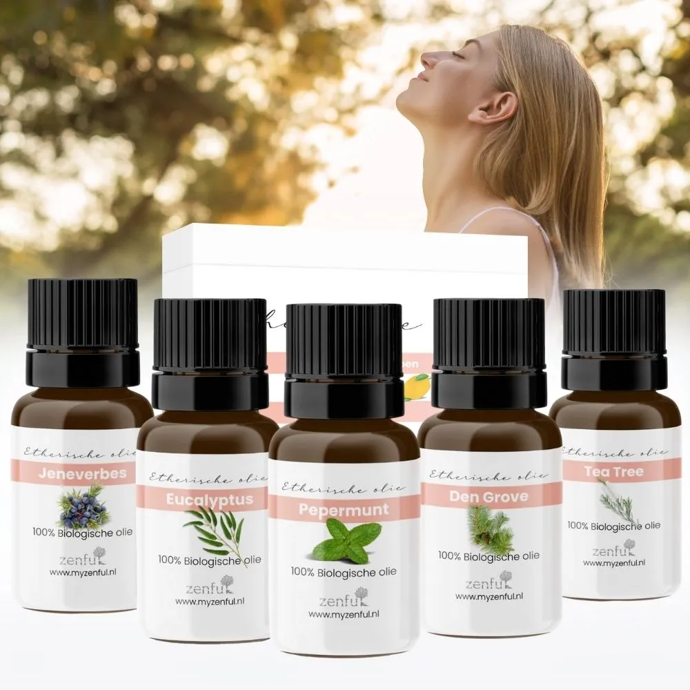 Zenful Etherische olie setje luchtwegen - Breathe Ease