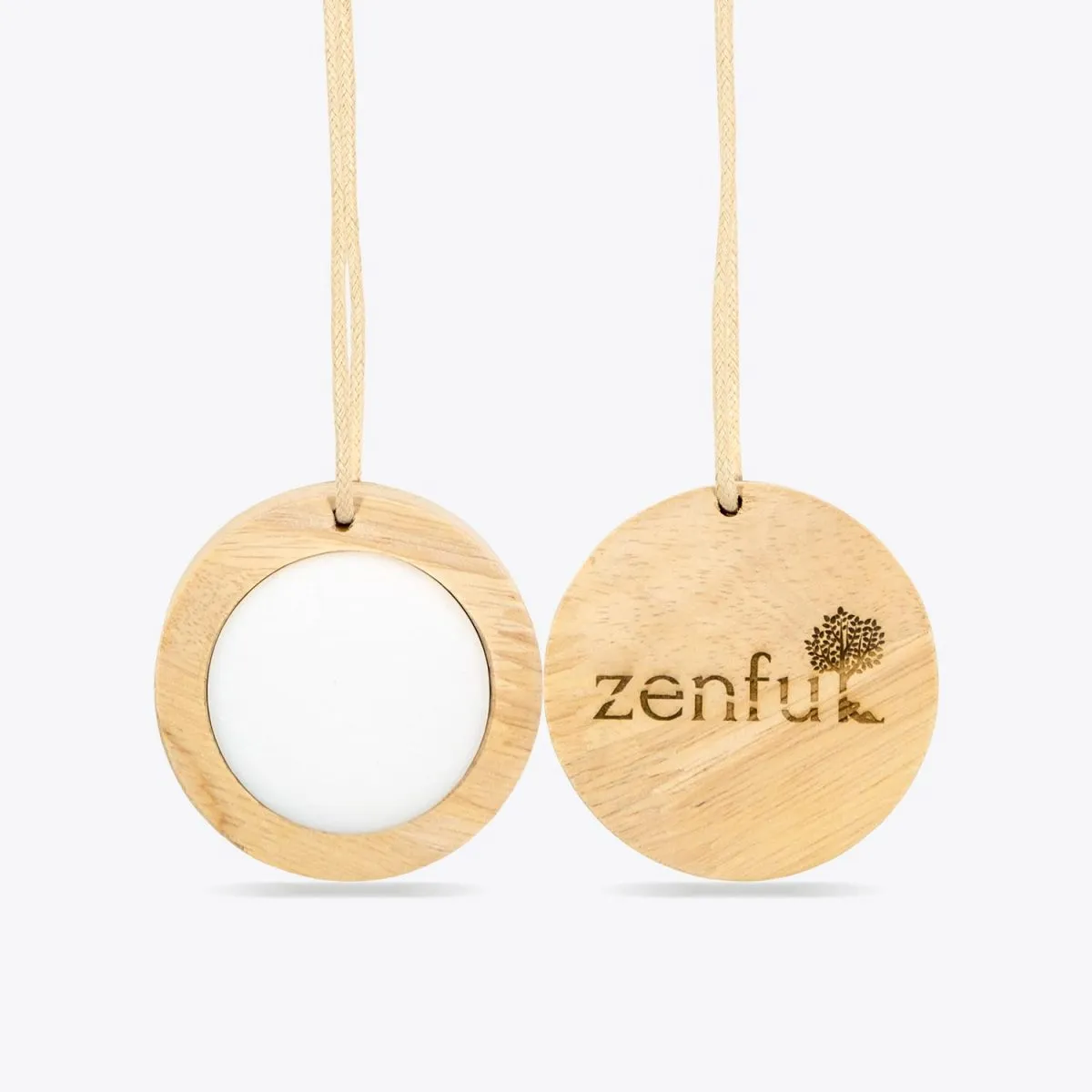 Zenful Geursteen met hanger - Aromastone hout