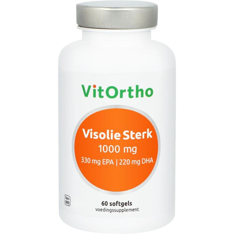 Vitortho Visolie sterk 1000mg 60 softgels