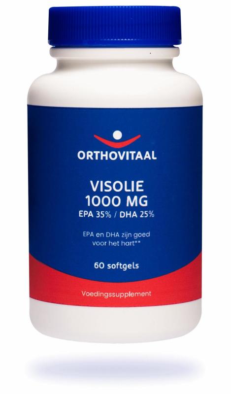 Orthovitaal Visolie 1000 mg epa 35% dha 25% 60sft