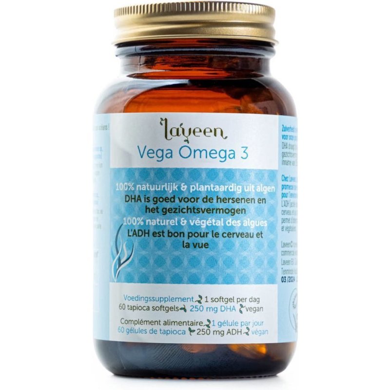 Laveen Vega omega 3 60 Softgels